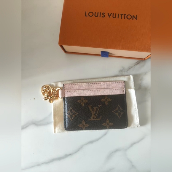 Louis Vuitton Charms Pink and Brown Card Holder - Picture 2 of 6
